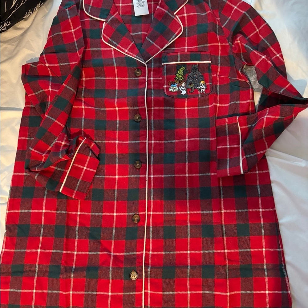 Star Wars flannel nightshirt NWT